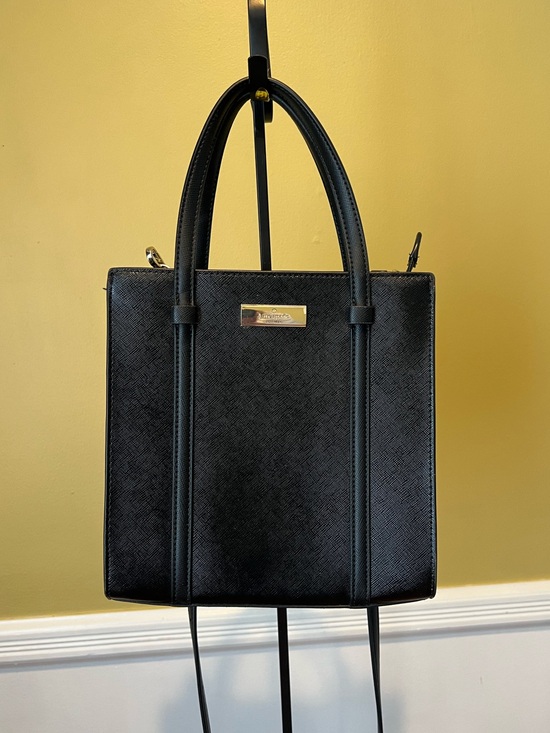 kate spade Handbags - 💙 Kate Spade Kenzie Limited Edition Small Black Tote Detachable Strap